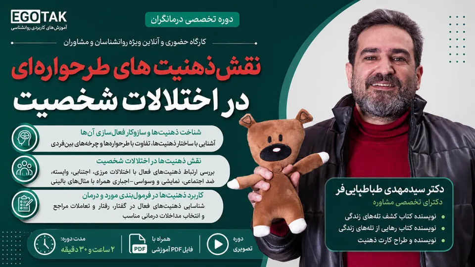 آموزش ذهنیتهای طرحوارهای در اختلالات شخصیت | فرمولبندی مورد و تحلیل بالینی